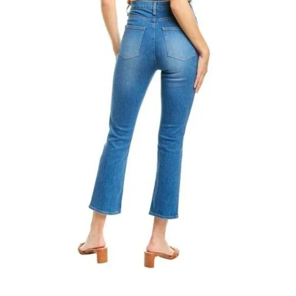 VERONICA BEARD Carly High Rise Crop Flare Jeans SZ 26 NWT $225